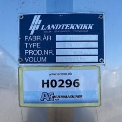 8.000 ltr. H0295-H0296 2 stk.