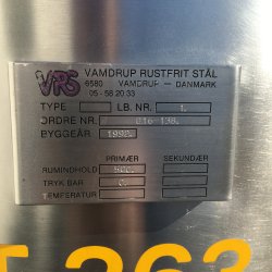 500 ltr. V1615-V1617 3 stk.